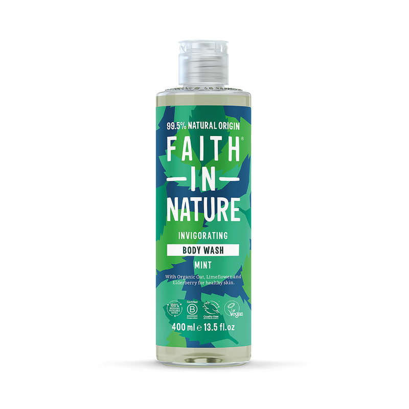 Faith In Nature Mint Body Wash 400ml - British product