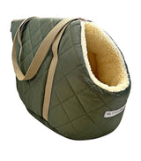 Harrods Mutts and Hounds Quilted Water-Resistant Dog Carrier (Small)- Buy online at McGrocer