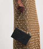 Erdem Embellished Bloom clutch bag H11.5x19cm (British brand)