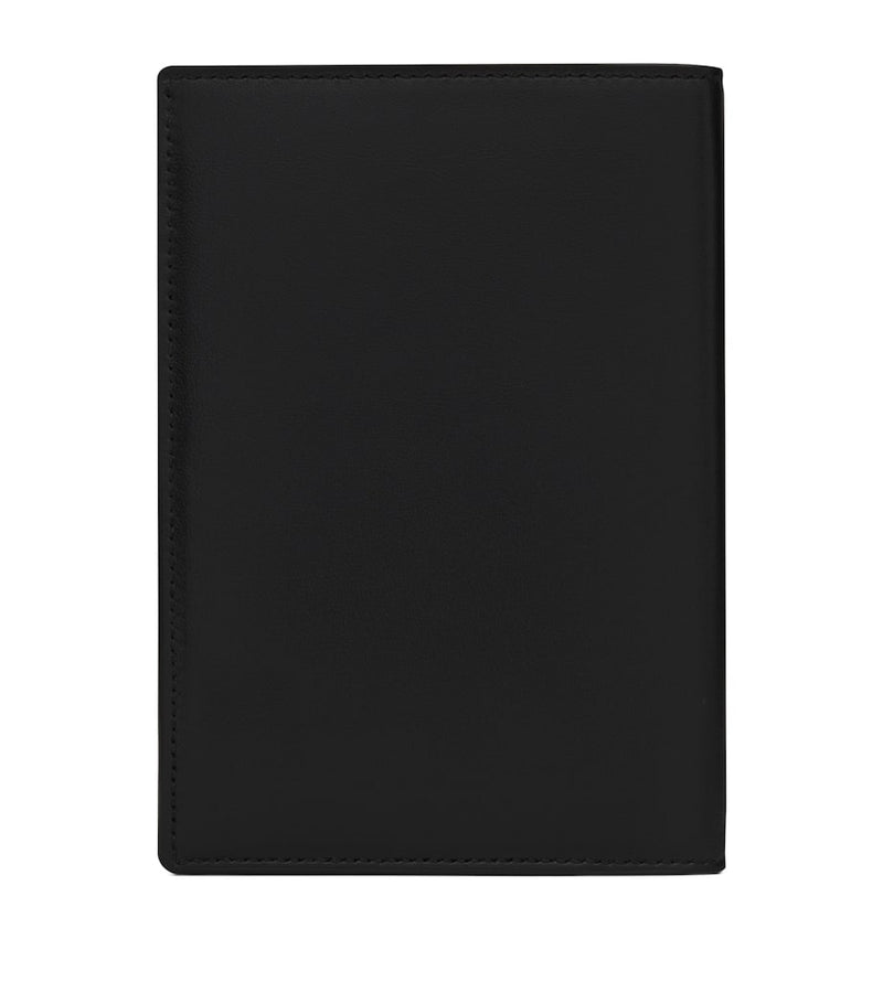 Saint Laurent leather monogram passport holder, UK version