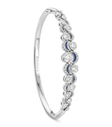Harrods Boodles Over the Moon Platinum and Diamond Bangle- Buy online at McGrocer