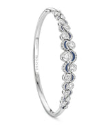 Harrods Boodles Over the Moon Platinum and Diamond Bangle- Buy online at McGrocer