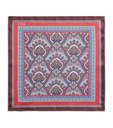 Harrods Eton Silk Paisley Pocket Square 33cm x 33cm- Buy online at McGrocer