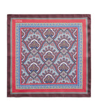 Eton silk paisley pocket square 33cm (British brand)