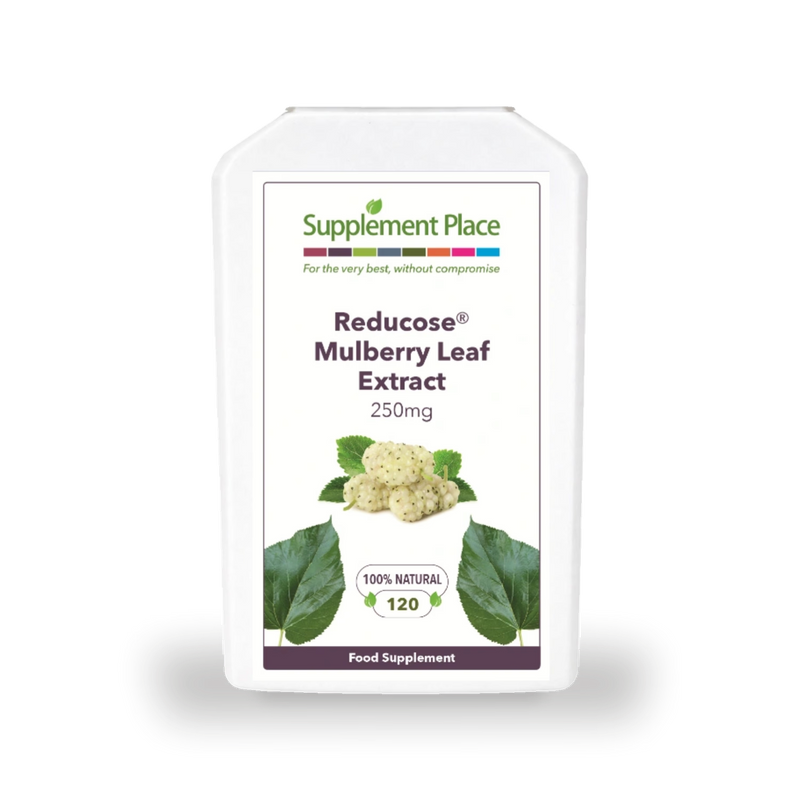 Supplement Place mulberry leaf extract 250mg 120 capsules, imported from the UK