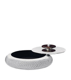 Christofle Silver Plated Perles Box decorative vanity accessory - British product