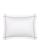Harrods Yves Delorme Athena Standard Oxford Pillowcase (50cm x 75cm)- Buy online at McGrocer