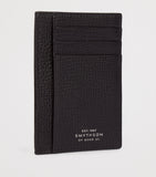 Smythson Ludlow calfskin card holder H8.5cm, imported from the UK