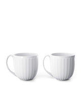 Harrods Georg Jensen Bernadotte Porcelain Mugs Set of 2- Buy online at McGrocer