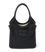 Harrods Miu Miu Calf Leather Ivy Tote Bag- Buy online at McGrocer