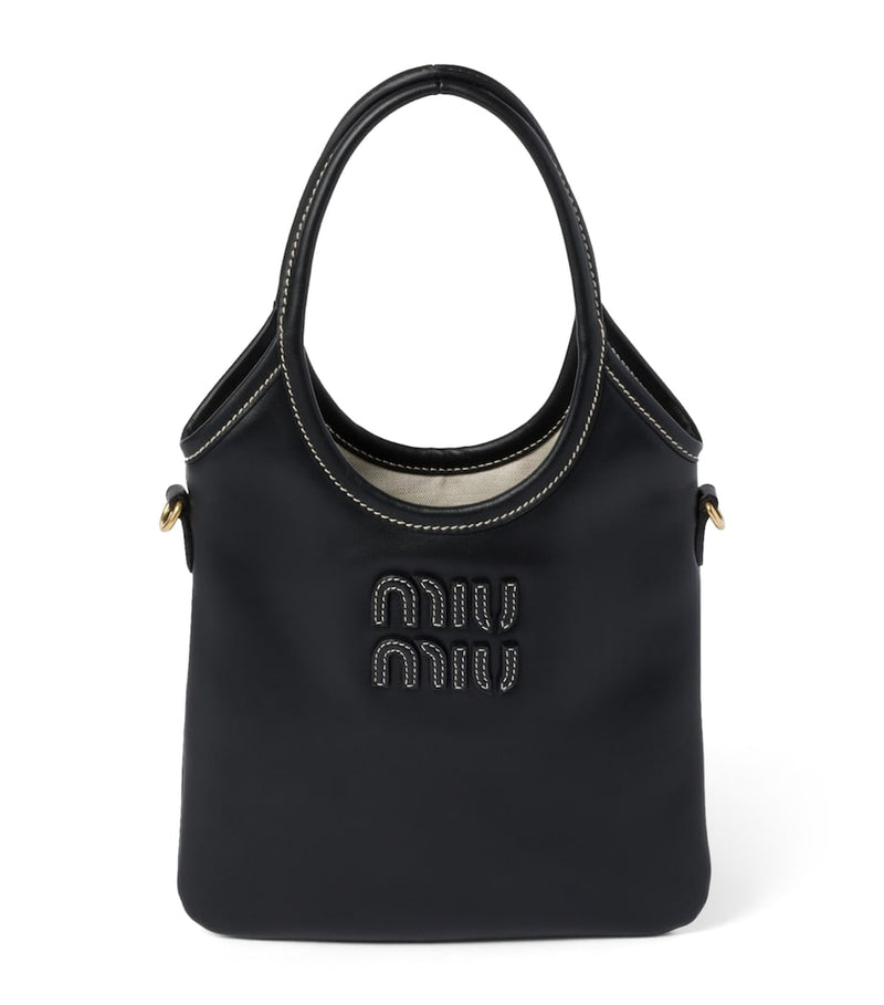 Miu Miu Ivy tote bag in calf leather (British brand)