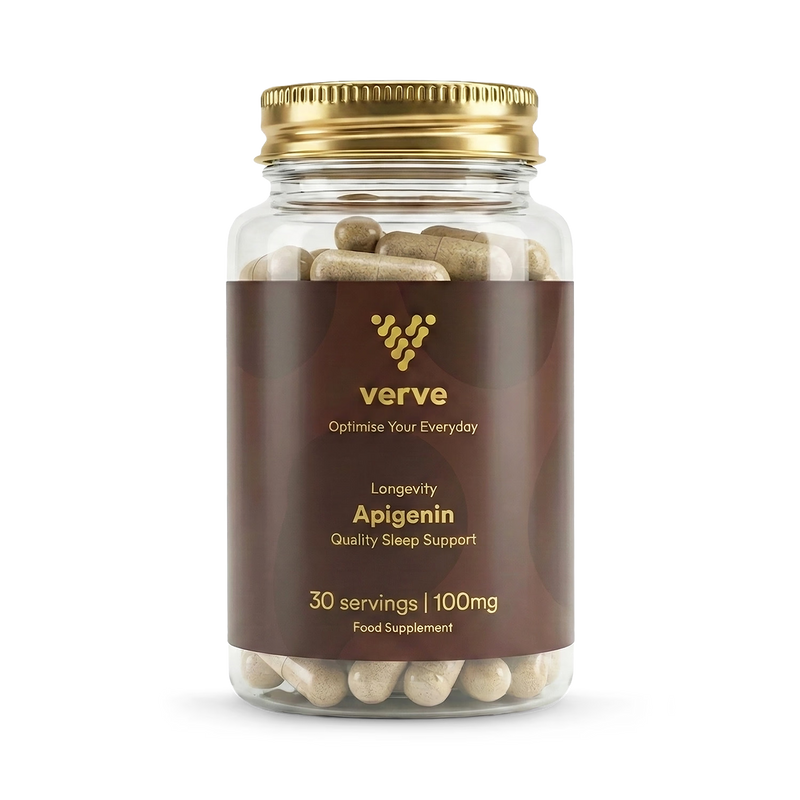 Apigenin 100mg supplement capsules 30 servings - British product