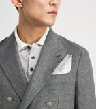 Eleventy pocket square pastel stripe 33cm, UK version