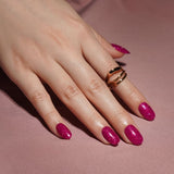Bluesky Gel Polish Glimmer Burgundy, imported from the UK