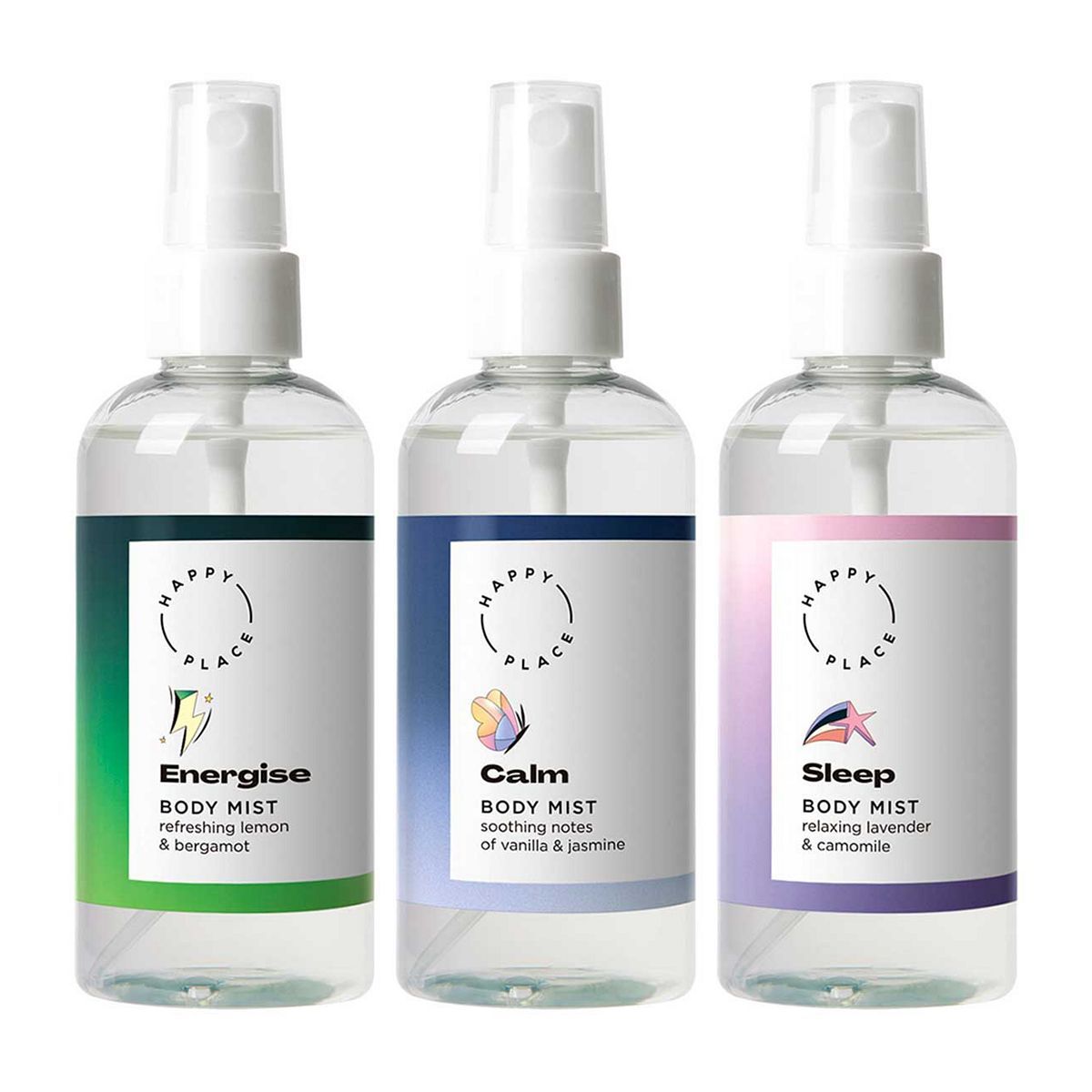 Fearne Cotton Happy Place Mind Body & Soul Body Mist Collection