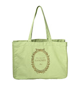 Harrods Ladurée Large Organic Cotton Logo Tote Bag- Buy online at McGrocer