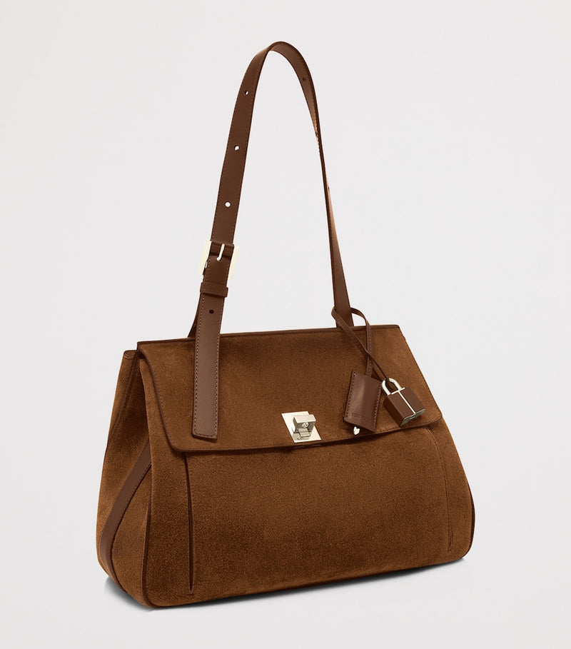 TOM FORD medium suede besace shoulder bag (British brand)
