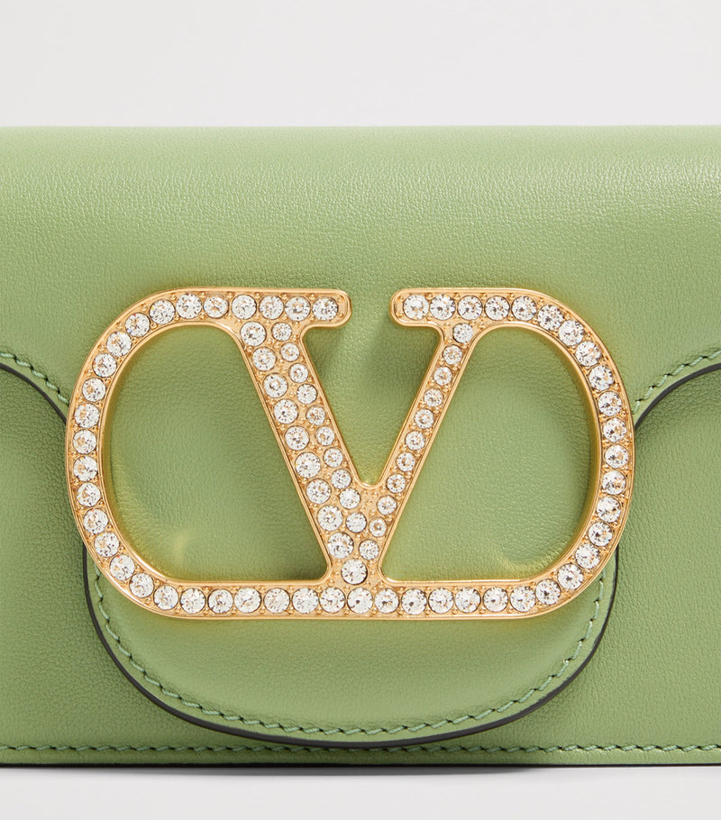 Valentino Garavani Locò small leather shoulder bag, imported from the UK