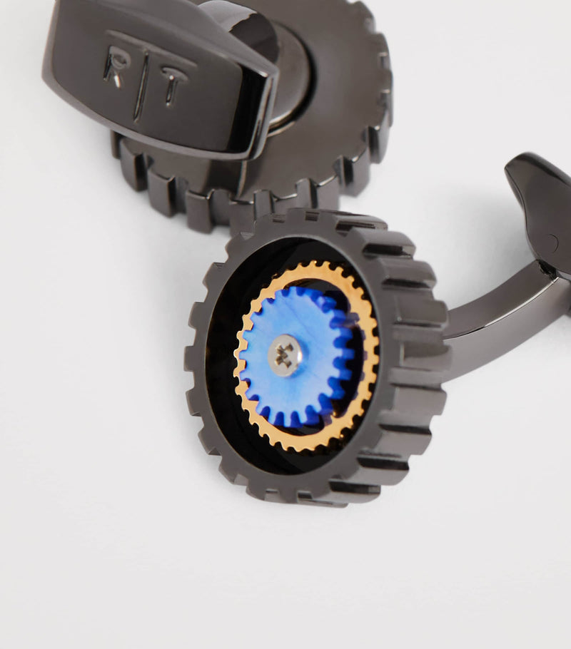 Tateossian Rotate Gear cufflinks (British brand)
