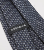 Giorgio Armani herringbone silk tie 7cm (British brand)