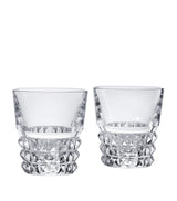 Harrods Baccarat Set of 2 Louxor Crystal Tumblers 220ml- Buy online at McGrocer