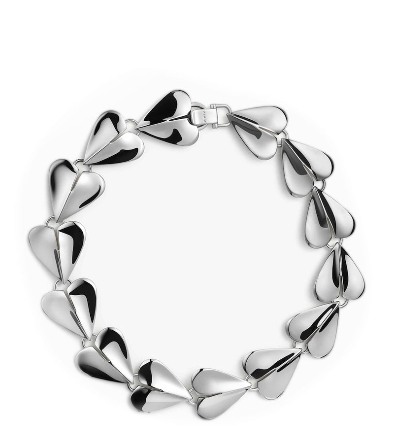 Alaïa Le Coeur silver-tone heart necklace, UK version