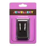 Superdrug Sensation Jewellery Large Rhodium Plated Crystal Huggy Hoop Earrings- Buy online at McGrocer