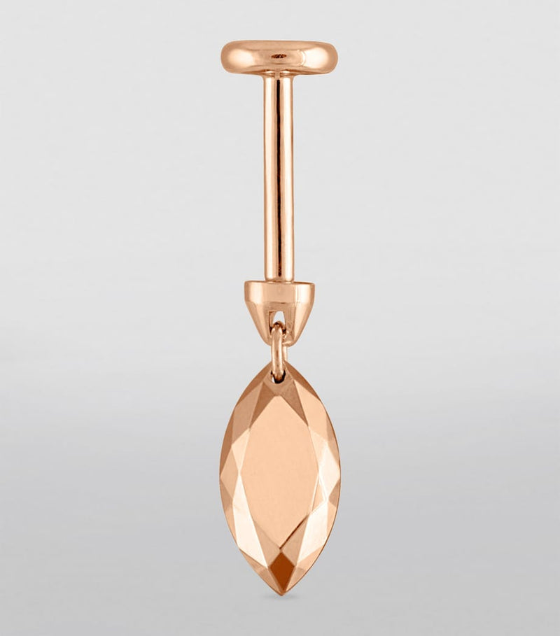Maria Tash faceted marquise earring 7.5mm (British brand)