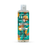 Champú Faith In Nature para cabello seco con jojoba, 400 ml.