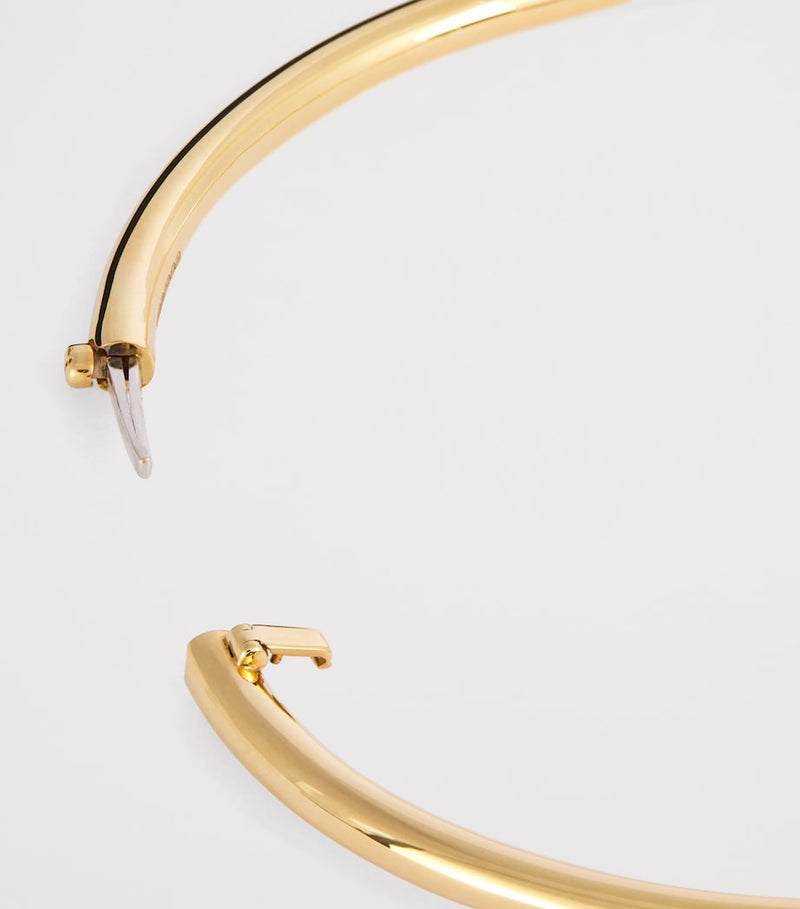 Engelbert Legacy Knot bangle yellow gold diamonds (British brand)