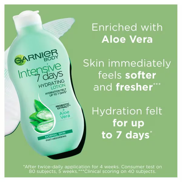 Garnier Intensive 7 Days Aloe Body Lotion 400ml, UK version