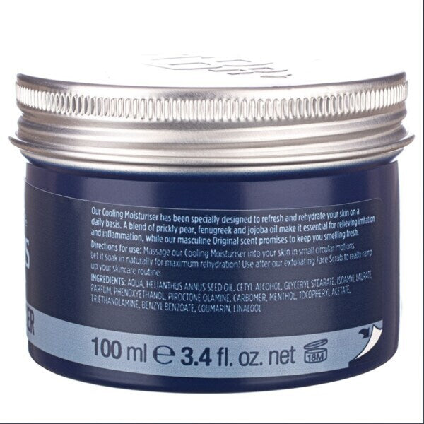 The Bluebeards Revenge Cooling Moisturiser 100ml (British brand)
