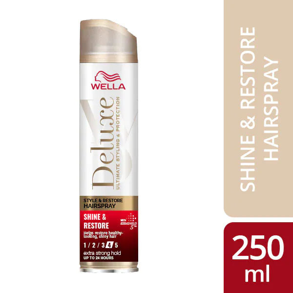 Wella deluxe Shine & Repair Hairspray 250ml (British brand)