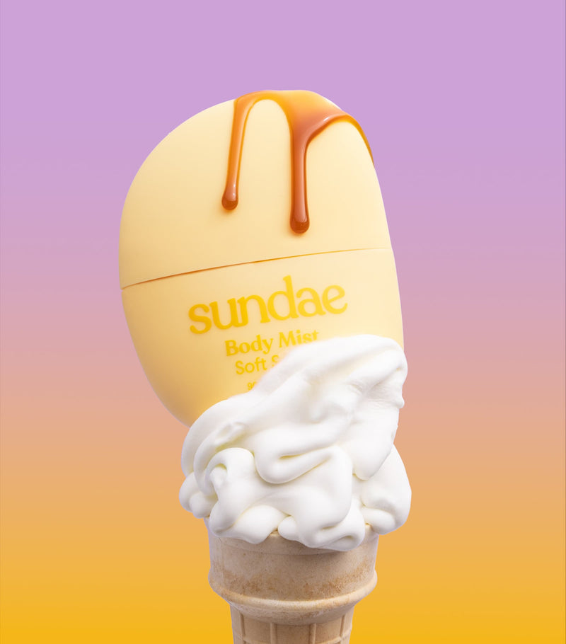 Sundae Body Soft Serve Hair & Body Mist 90ml (British brand)