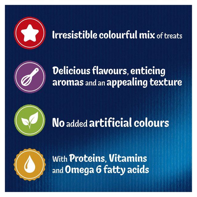 Felix Goody Bag Mixed Grill Beef Chicken & Salmon Cat Treats   60g