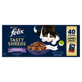 Felix Tasty Shreds Mixed Selection in Gravy Wet Cat Food 40 x 80g