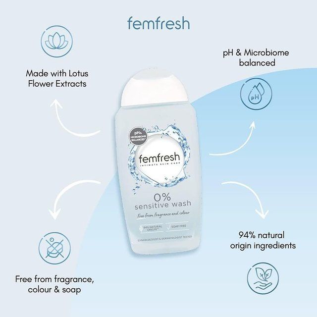 Femfresh 0% Wash 250ml