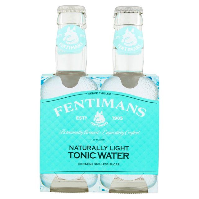 Fentimans Naturally Light Tonic Water 4 x 200ml