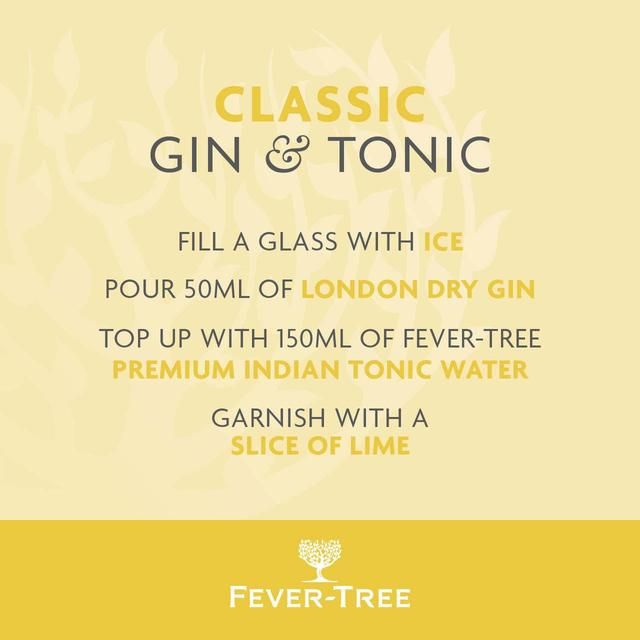 Fever-Tree Premium Indian Tonic Water Cans   8 x 150ml