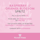 Fever-Tree Raspberry & Orange Blossom Soda