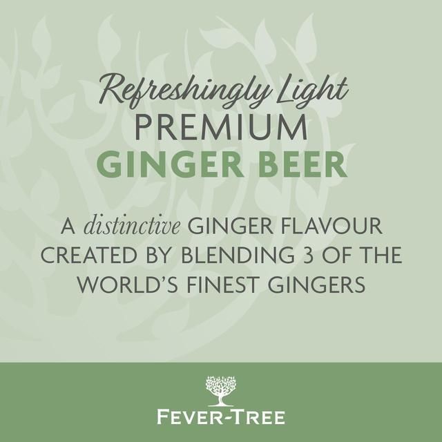 Fever-Tree Refreshingly Light Ginger Beer 24 x 200ml