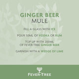 Fever-Tree Refreshingly Light Ginger Beer 24 x 200ml