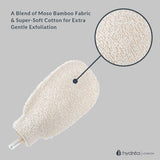 Hydrea London Ultra Soft Bamboo Cleansing Mitt, UK version