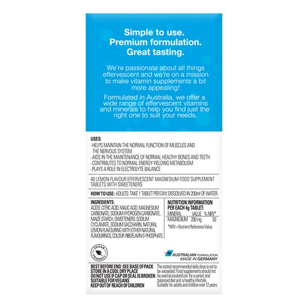 VOOST Effervescent Magnesium - 40 Pack GOODS Superdrug