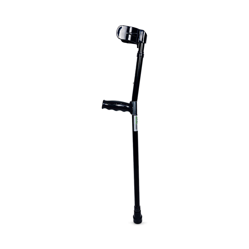 Greenlight Orthotics aluminium elbow crutch grey, UK version