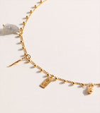 Hermina Athens gold-plated Olympos charm necklace, imported from the UK