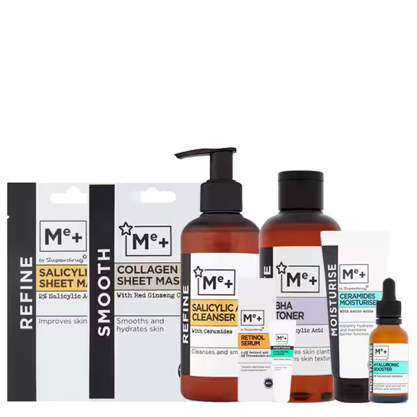 Me+ Ultimate Skincare gift bundle with 8 items, imported from the UK