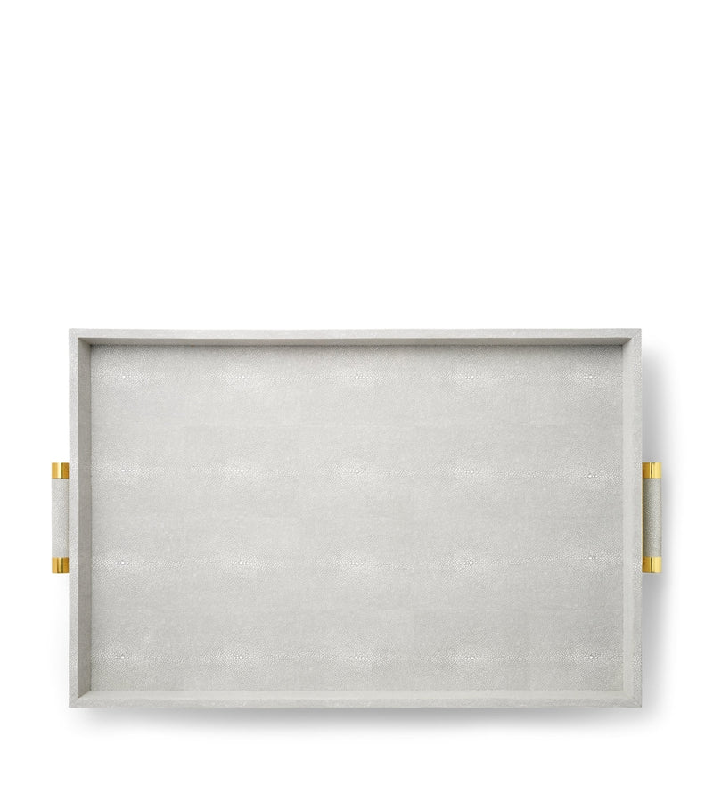 Aerin shagreen classic butler's tray 78cm x 47cm, imported from the UK
