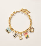 Chloé Postcards chain necklace gold-tone - British product