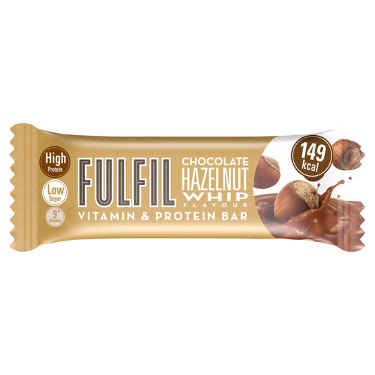 Fulfil Chocolate Hazelnut Whip Flavour Vitamin & Protein Bar 40g GOODS Sainsburys   